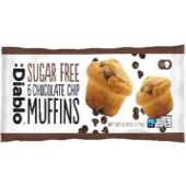 :Diablo Sugar Free 6 Pack Chocolate Chip Muffins 6x45g