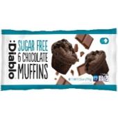 :Diablo Sugar Free 6 Pack Chocolate Muffins 6x45g