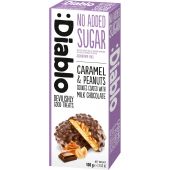 :Diablo Caramel & Peanut Cookies coated with Milk Chocolate 100g