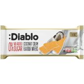:Diablo Wafers Coconut Flavour 0% Sugars Added 150g