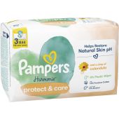 Pampers Feuchte Tücher Harmonie Protect + Care 3x