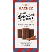 Hachez Christmas A Matter of Taste Flachtafel 55% Dunkle Vollmilch Zimt 100g