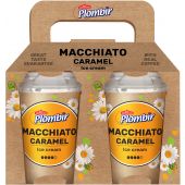 Plombir Karamell Macchiato Eiscreme im Becher 2 Stück 440ml