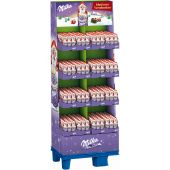 Mondelez Christmas - Milka Weihnachtsmann Alpenmilch 45g, Display, 384pcs