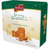 Coppenrath Feingebäck Christmas Spekulatiusdose grün 1000g, Display, 54pcs