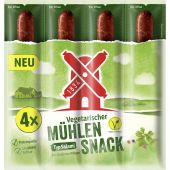 Rügenwalder Vegetarischer Mühlen Snack Bundle - Typ Salami 4x20g