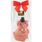 Odenwälder Marzipan Christmas Schwein Casanova im Beutel 125g