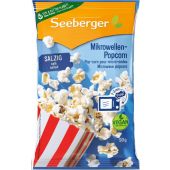 Seeberger Mikrowellen-Popcorn salzig ohne Palmöl 90g