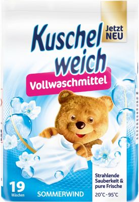 Kuschelweich Vollwaschmittel Sommerwind Pulver 19WL 1216g
