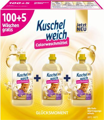 Kuschelweich Colorwaschmittel Glücksmoment 105WL 5775ml