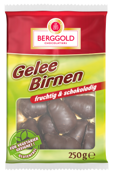 Berggold Gelee Birnen Schokoliert 250g