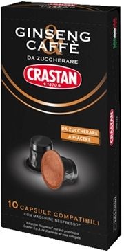 Crastan Ginsengcaff 15 Capsule Zucchero Nespresso 495g
