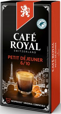 Cafe Royal Nespresso Petit Déjeuner 10 Kapseln Alu 52g