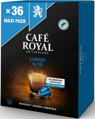 Cafè Royal Nespresso Lungo 36 Kapseln Alu 190g