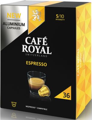 Cafè Royal Nespresso Espresso 36 Kapseln Alu 187g
