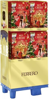 Ferrero Christmas Mon Cheri Adventskalender 252g, Display, 48pcs