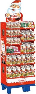 FDE Christmas Hohlfiguren mit 5 Kinder Saison-Artikeln, Display, 192pcs