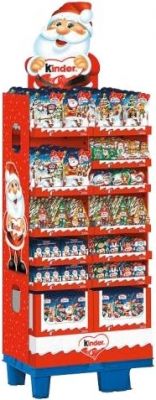 FDE Christmas Hohlfiguten, Dekorieren & Geschenke mit 7 Kinder Saison-Artikeln, Display, 311pcs