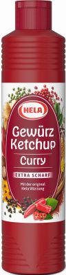 Hela Curry Gewürzketchup Extra Hot 800ml