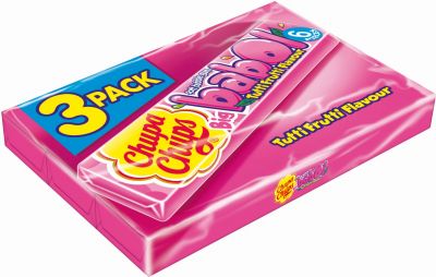 Chupa Chups Big Babol Bubble Gum Tutti Frutti Multipack 3x27.6g