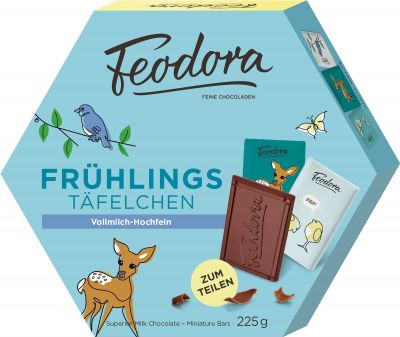 Feodora Easter Frühlings Täfelchen Vollmilch-Hochfein 225g