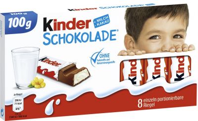 Ferrero Kinder Schokolade 8er 100g (4x10)