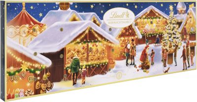 Lindt Christmas - Weihnachtsmarkt Adventskalender 250g