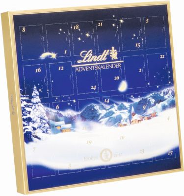 Lindt Christmas - Mini-Tisch-Adventskalender Weihnachts-Zauber 115g