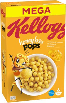 Kelloggs Honey Bsss Pops 600g