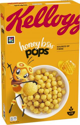 Kelloggs Honey Bsss Pops 400g