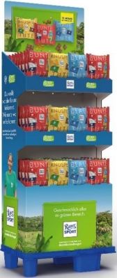 Ritter Sport Mini 200g 3 sort, Display, 108pcs