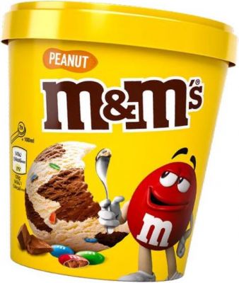 Mars IceCream - M&M's Peanut Eisbecher 450ml