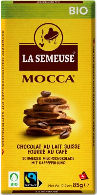 Goldkenn La Semeuse Milk Chocolate Bar With Coffee Filling Bio 85g