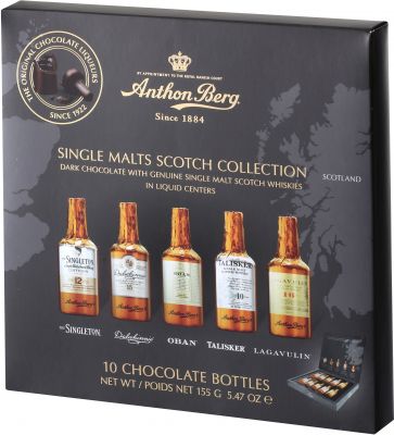 Anthon Berg Whiskey Liqueurs Single Malts Scotch 155g