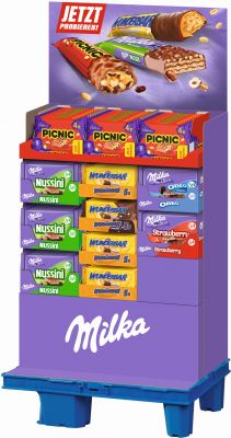 MDLZ DE Milka/Cadbury 152-185g, Display, 152pcs