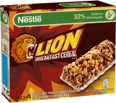 Nestle Cerealien Lion Frühstücks- cerealien Riegel 4x25g, 8pcs