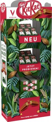 Nestle Kitkat Vegan Multipack & Einzelriegel 2 sort, Display, 192pcs