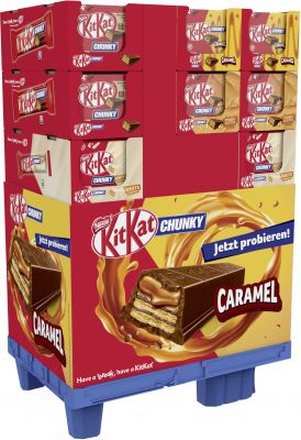 Nestle Kitkat Chunky Multipack 4 sort, Display, 160pcs