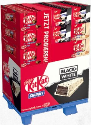 Nestle Kitkat Chunky Multipack 3 sort, Display, 160pcs