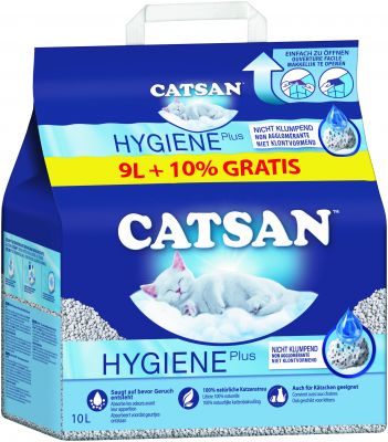 Catsan Limited Hygiene Plus Katzenstreu 9 L + 10%