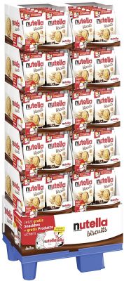 FDE Limited Nutella biscuits 304g, Display, 100pcs Nutella Powerbrand Sommer-Promotion