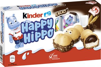 FDE Limited Kinder Happy Hippo Kakao 5er 103,5g Sammelspaß zur EM 2024
