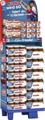 Ferrero Limited Nutella, Display, 320pcs 60 Years of Smiles Promotion 2024