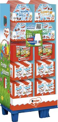 FDE Limited Hanuta Minis, Kinder Happy Moments, Kinder Schoko-Bons, Display, 144pcs