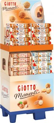 Ferrero Limited Giotto Momenti Dänischer Butterkeks / Stroopwafel / Haselnuss, Display, 108pcs