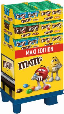 MDE M&M´s Maxi, Display, 108pcs