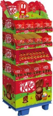 Nestle Easter - Kitkat 4 sort, Display, 248pcs