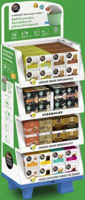 Nestle Nescafé Dolce Gusto + Starbucks + Dallmayr 15 sort, Display, 96pcs