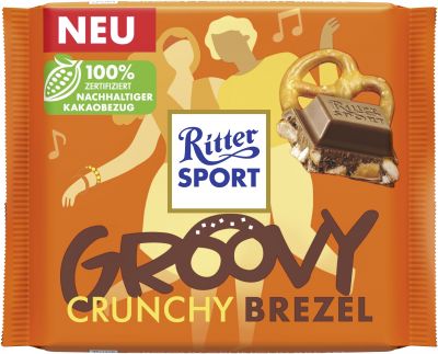 Ritter Sport Limited Crunchy Brezel Tafel 100g