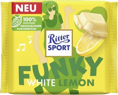 Ritter Sport Limited White Lemon Tafel 100g